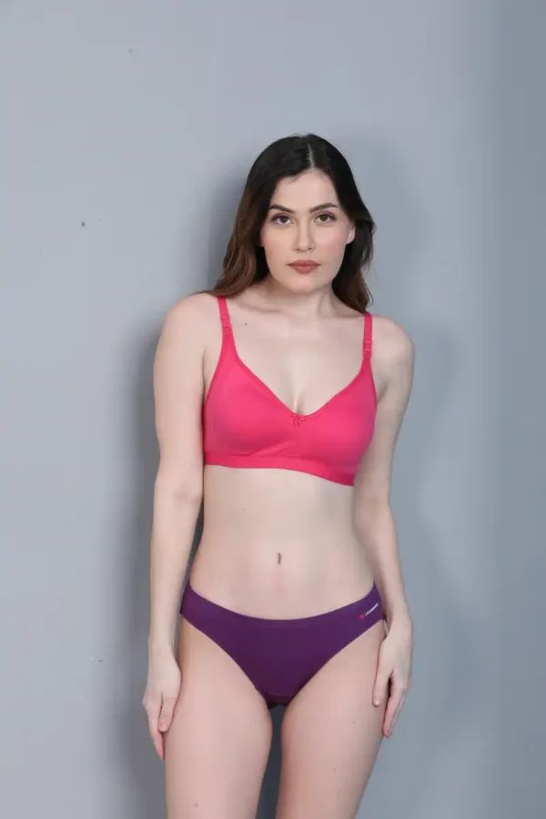 Women's Cotton Lycra Modal Inner Elastic Bikini Panty (Pack of 2) - Image 5