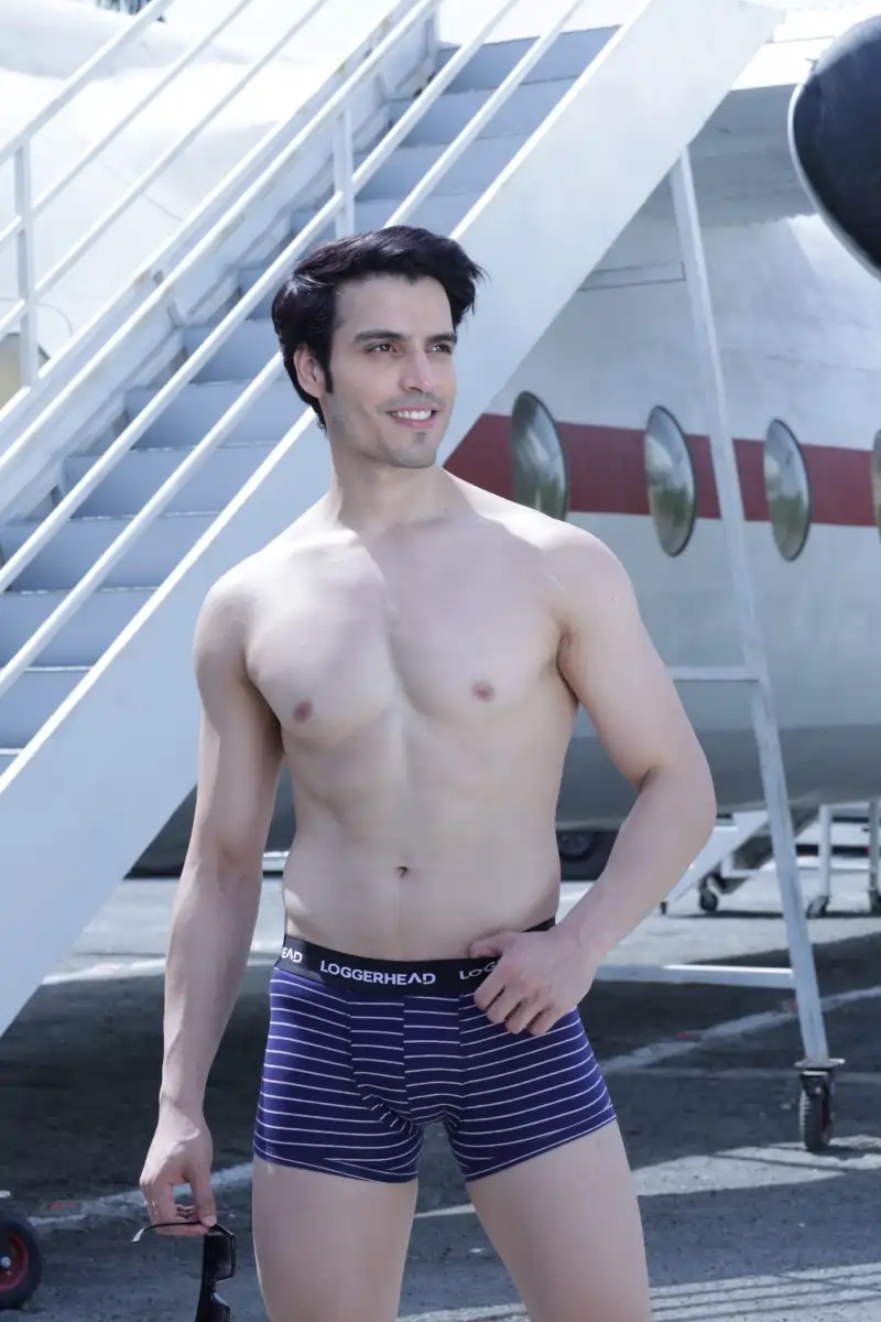 Cotton Lycra Yarn Dyed Trunk