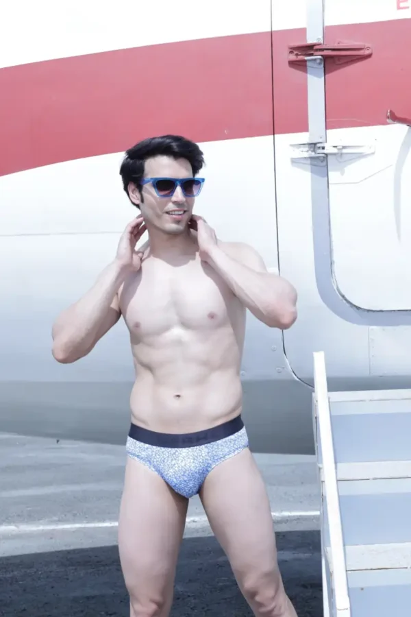 Cotton Lycra Printed Brief - Image 3
