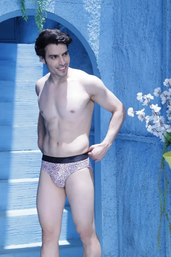 Cotton Lycra Printed Brief - Image 2