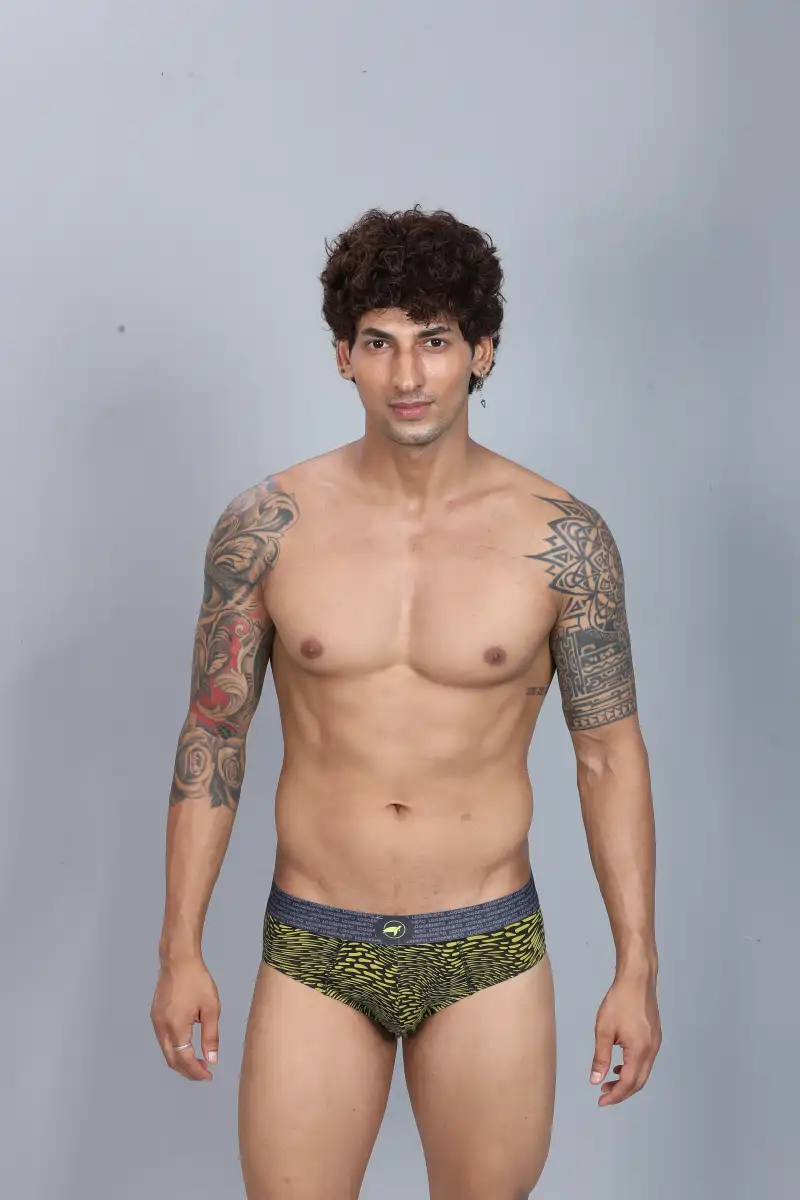 Cotton Lycra Printed Brief