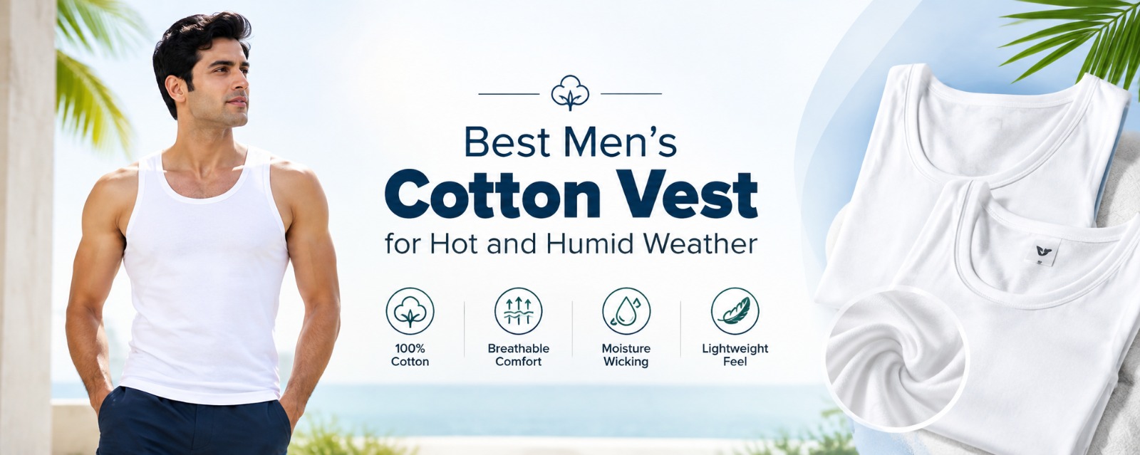 Best Men’s Cotton Vest for Hot and Humid Weather